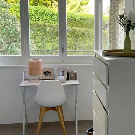 Pully Lakeside Street And Direct Bus To Train Station Lausanne